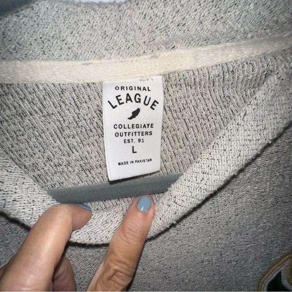 League Gray Crewneck Sweater with Bull Emblem USF - Picture 3 of 6